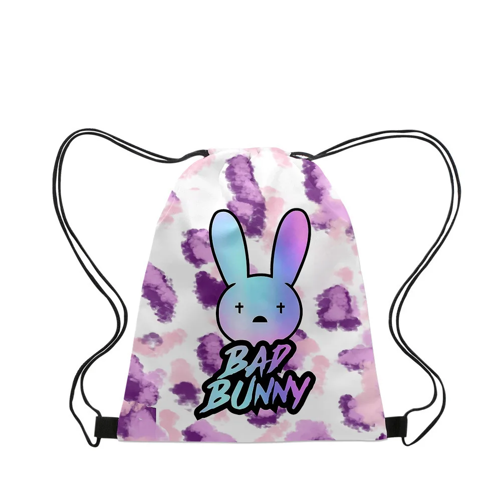 B415 oxford cloth  Bad bunny drawstring bag pack un verano sin ti bag  bad bunny benito merch sports backpack