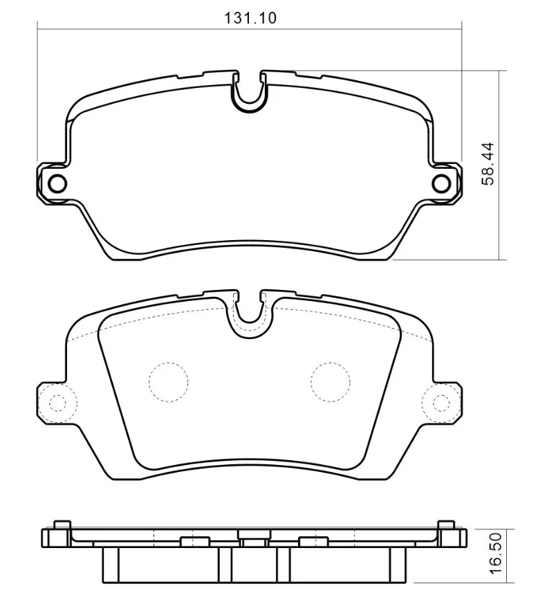 D1692 for Land Rover Range Rover Sport Supercharged 2014 Brake Pad set