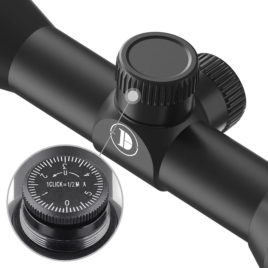 Discoveryopt New MS 4X32 Short 235mm Compact Scope 25.4mm Hunting Shooting Tactical SFP Scopes