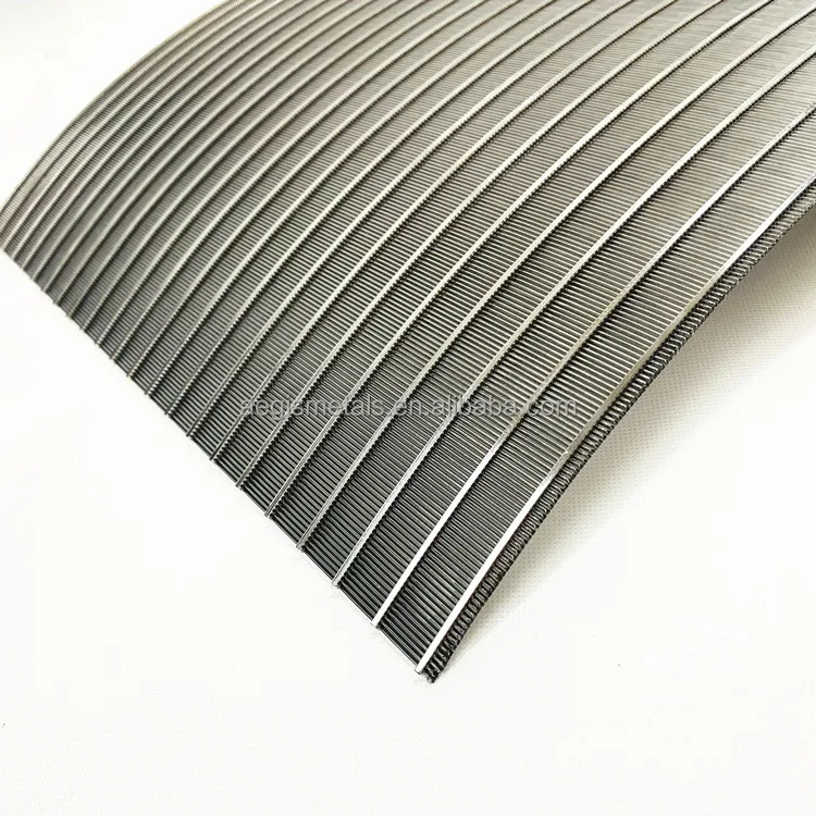 Stainless Steel Wedge Wire panel screen filter sheet for industrial water