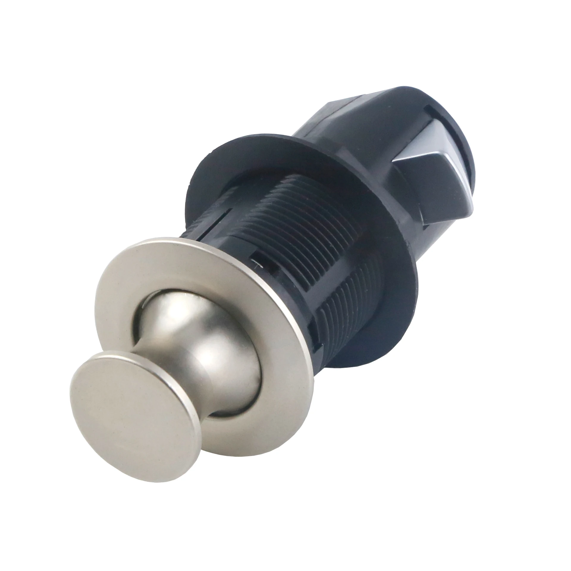 Vehicle RV Accessories keyless Mini Push Button Cabinet Lock Caravan Boat Metal Door drawer Latch Lock