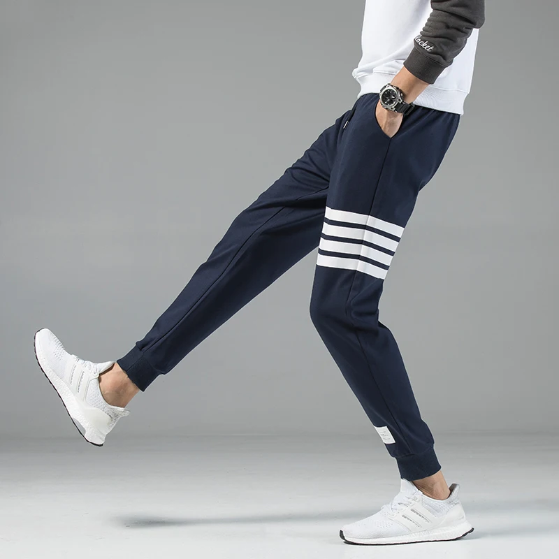 Wholesale hip hop style custom your own gym logo sweatpants jogger pants for men