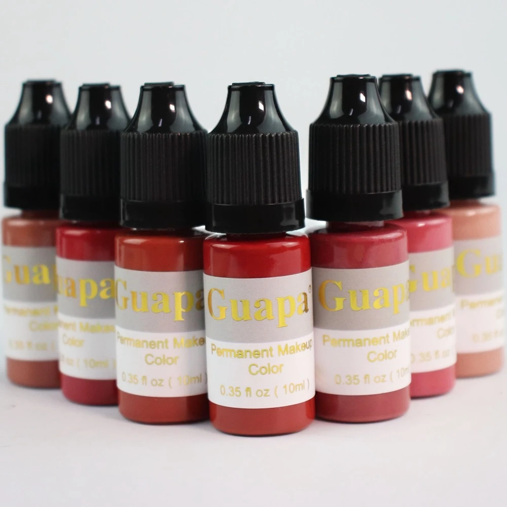 Best Micropimentation Lip Color Permanent Makeup Pigment Ink 10ml Tattoo Ink Microblading Pigment