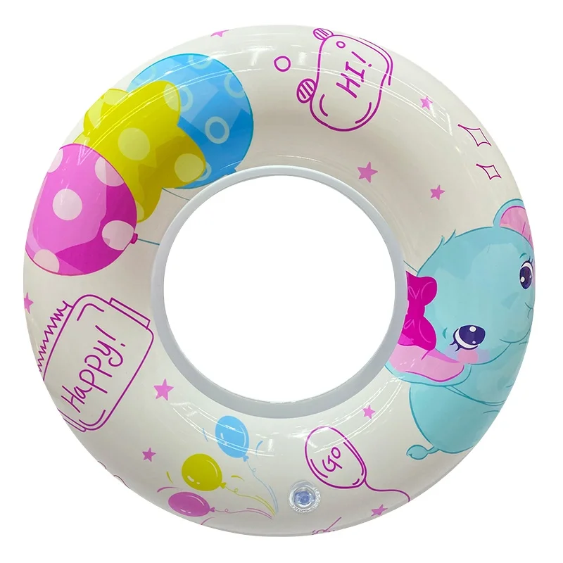 B01 Seasonic Inflatable Pool Floats Beach Party Kids Swim Ring Cartoon Elephant for Childrentoys for Swimming