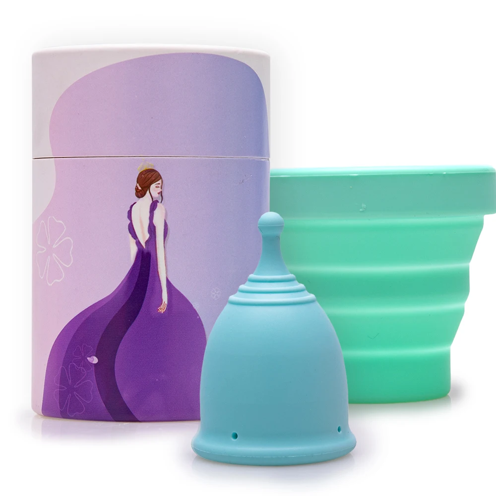 Hot Sale Medical Grade Copas Menstrual Period Cup Kit Silicone Reusable Menstrual Cup