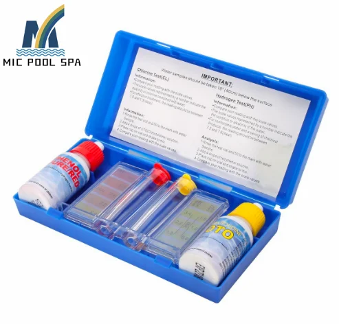 China Factory swimming pool water PH & Cl test kit test kit