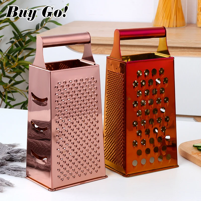 Hot sale Multifunctional  Kitchen Accessories 4 Sides Cheese Grater stainless steel grater vegetable