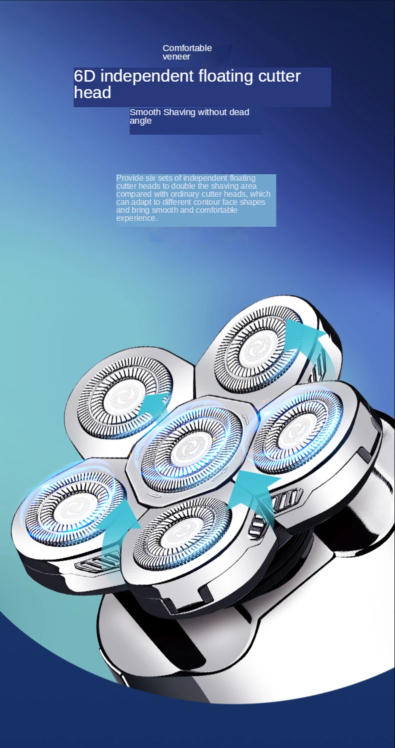 Multifunctional USB Rechargeable Hair Clipper Electric hair trimmer Shaver hair cut machine