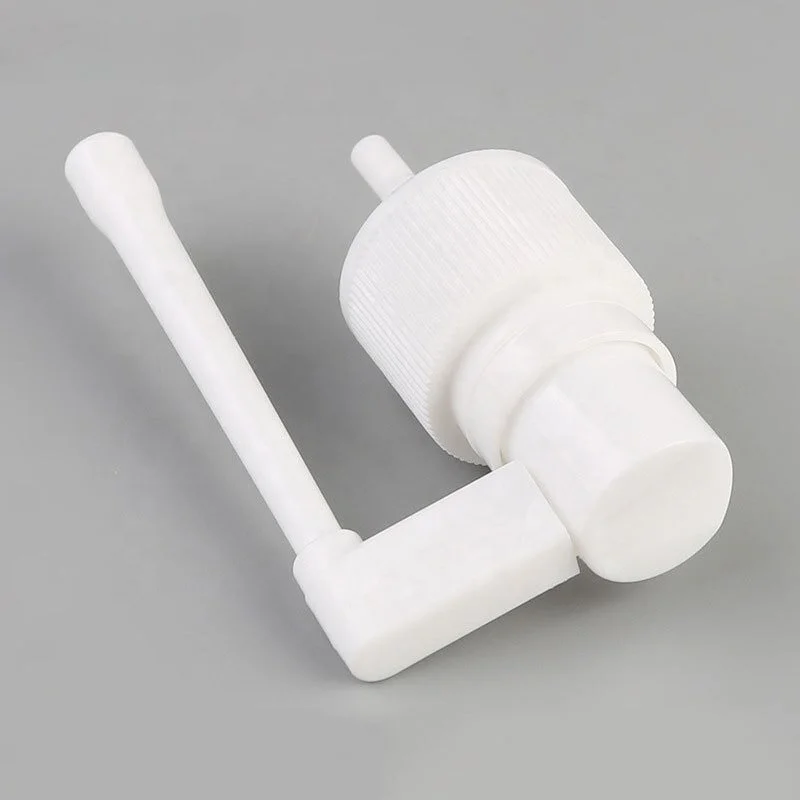 factory sale 18/410 20/410 24/410 fine mist sprayer 0.12ml white plastic long nozzle medical throat oral spray pump hair sprayer