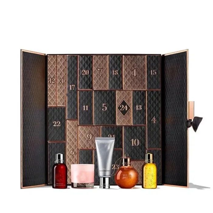 Wholesale fashion custom Advent calendar boxes arrive affordable Advent calendar gift boxes with empty plans