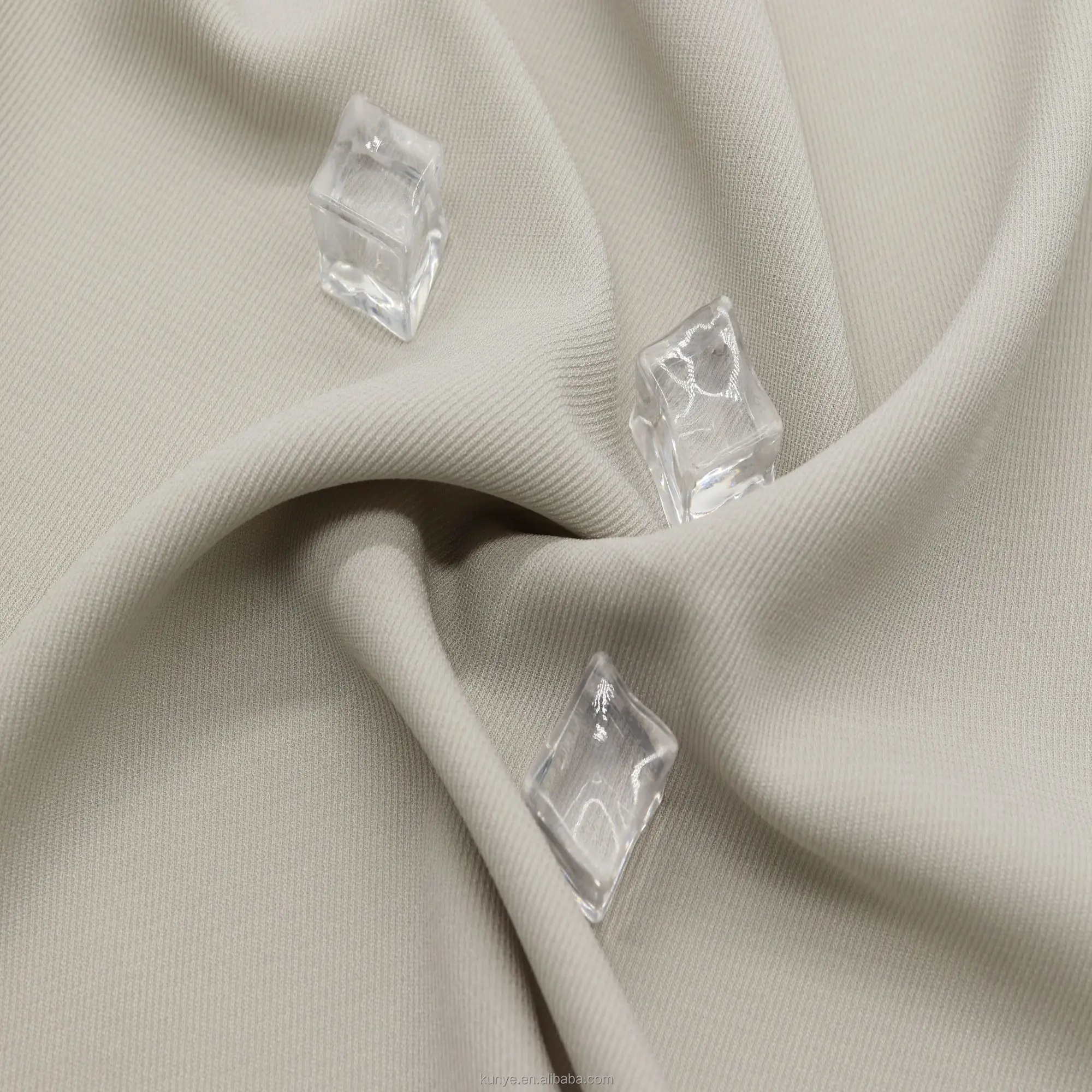 KUNYE heavy twill NAIA cellulose yarn acetate fabric for woman coat suits