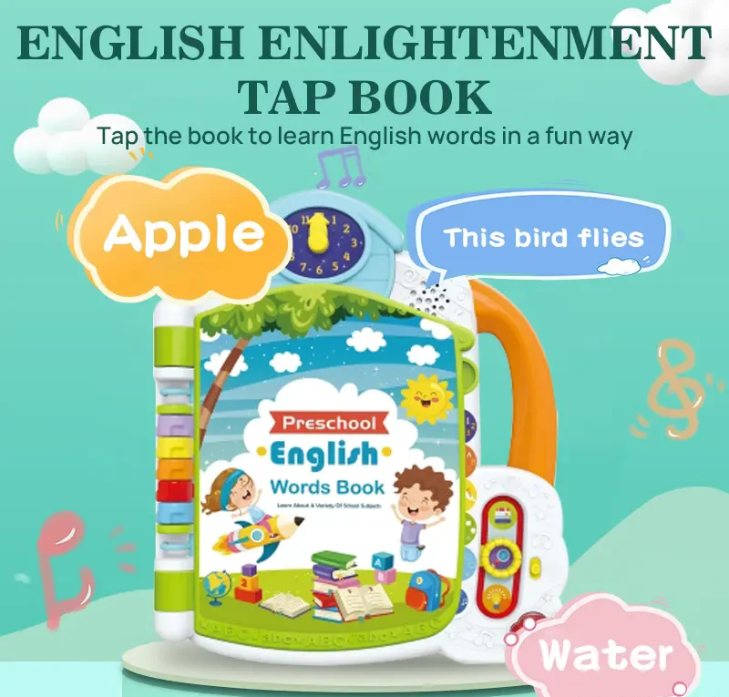Hot Sale Educational English Electronic Sound Book Reader Machine Toy Kids Early Development Learning Toy