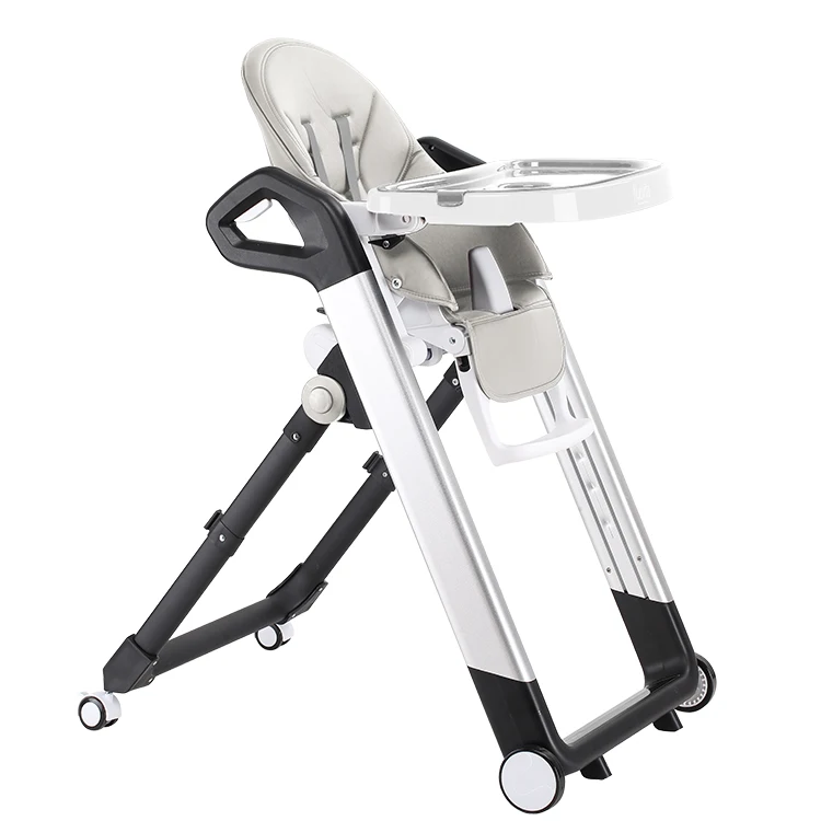 
Manufacturer Luxury Aluminium Good Quality Baby High Chair Baby Seat Chair 