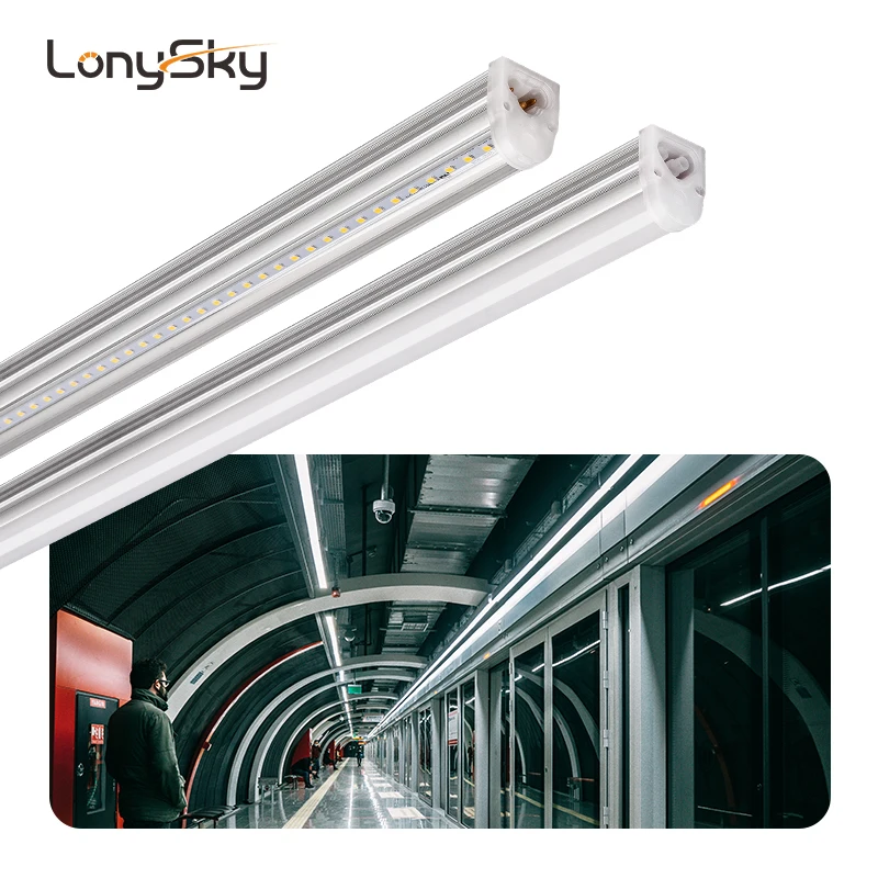 Linkable Max 200w 600W Version Fixing Clip Commercial lighting Led T5 03 Tube Light