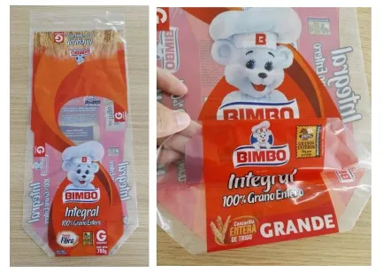 high speed PP PE Self adhesive mail Plastic bag making machine with wicketer system for bread packing bag