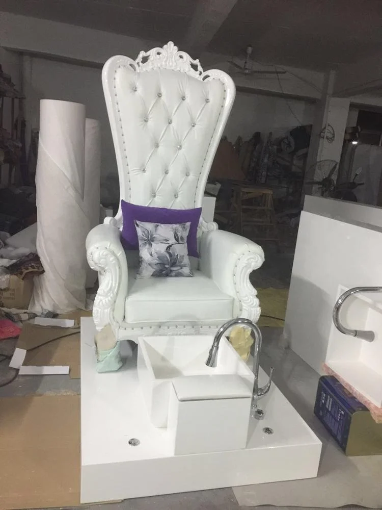 King Throne Luxury Queen Pedicure Chair Foot Spa Chair