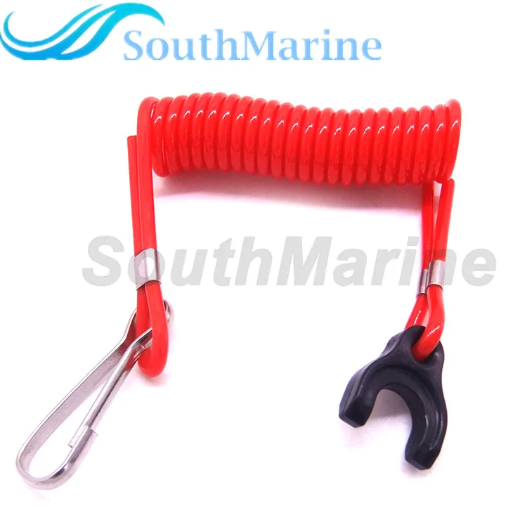 353068210 353-06821-0 353068210M Kill Stop Switch Safety Lanyard Cord for Tohatsu Nissan Outboard Motor