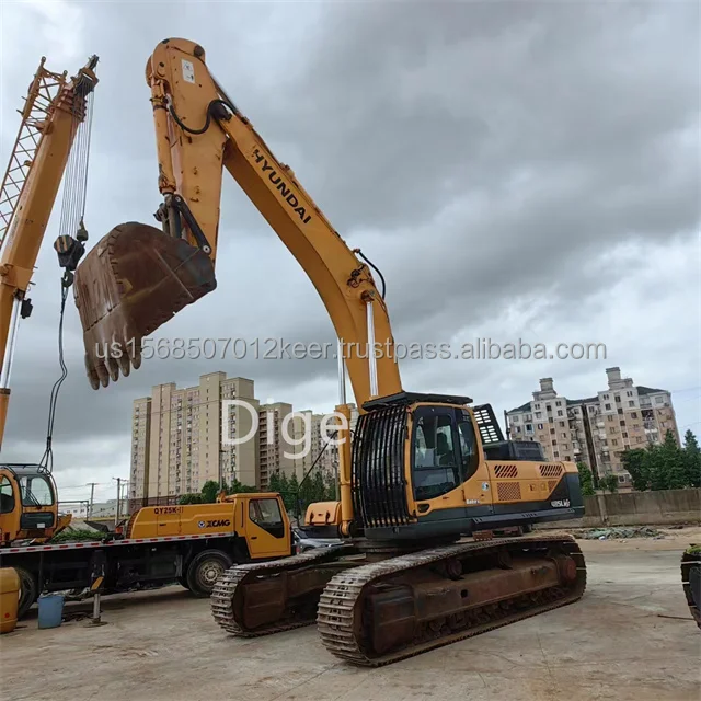 Экскаватор Hyundai Cummins гусеничный экскаватор дизельный дешевая цена R485LC-9 тяжелый 48-тонный