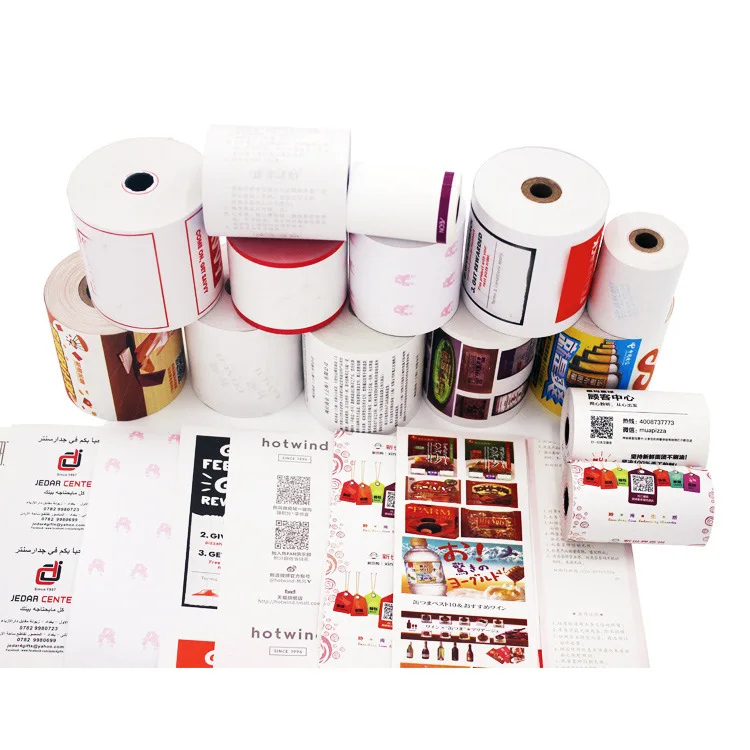 Best Selling Quality 50mm 57mm 80mm Pos Paper Rolls Thermal Paper Receipt Cash Register For Atm and Retail
