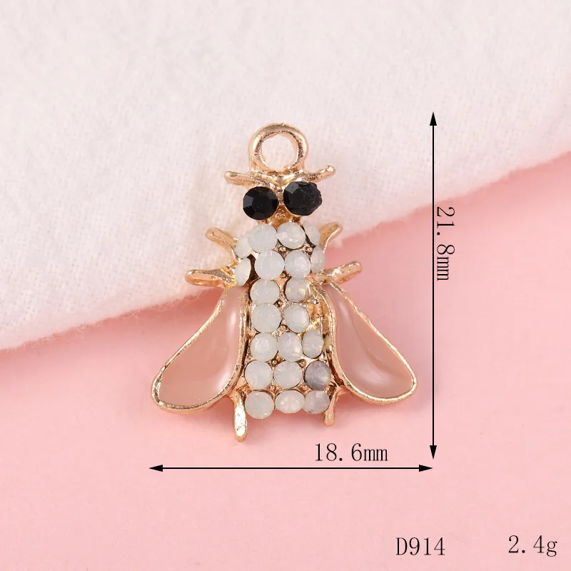 Fashion small metal bee shape shoe clips shoe buckles ornaments bling for women and girls party gifts shoes decorations charms