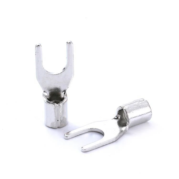high quality SV series  Female Disconnects Crimp Terminal Non-insulated spade terminal lugs