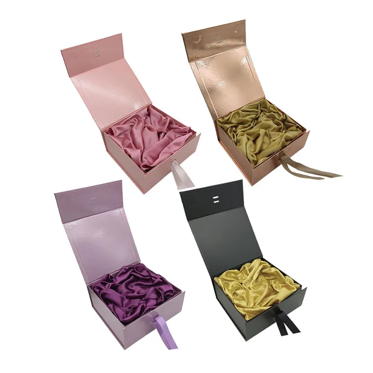 Custom size luxury folding gift box cardboard rigid hardbox magnetbox matt magnetic box packaging with logo