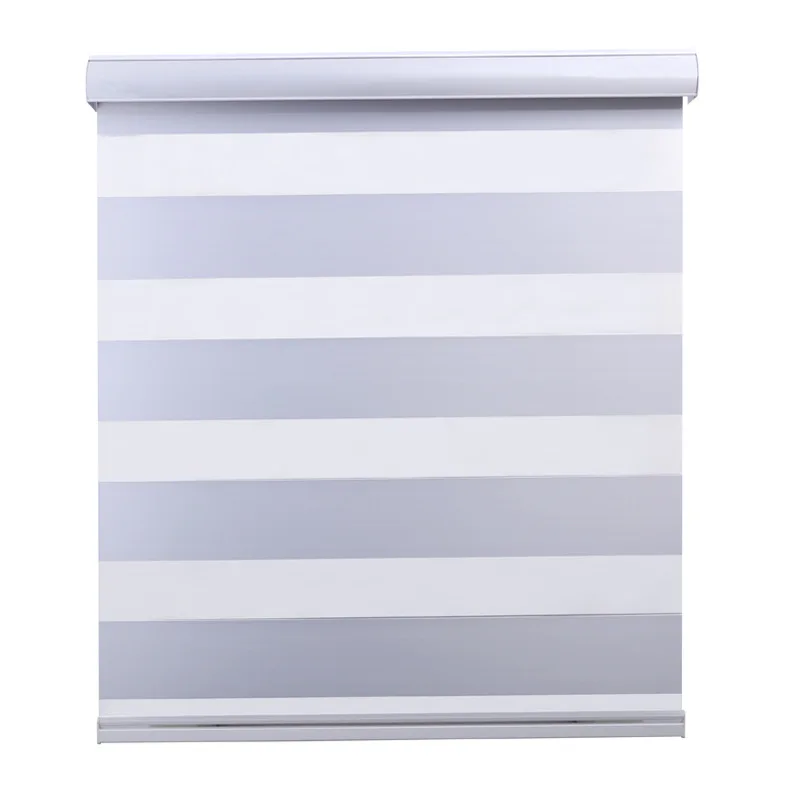 Custom Home Decoration Plastic Double Zebra Roller Blinds Curtain zebra blind roller