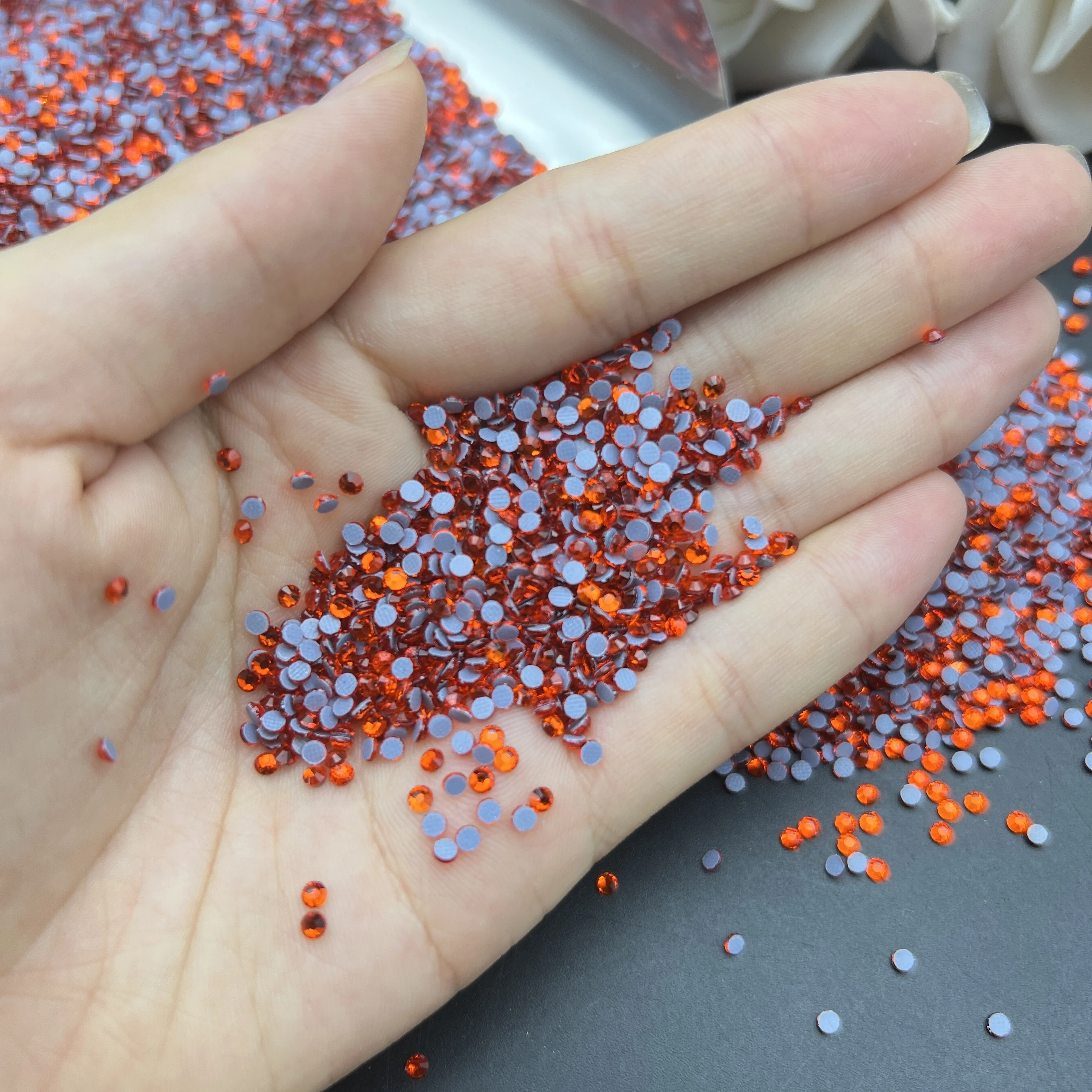 CY Hyacinth Preciosa Iron-on for Dress Hotfix Transfer Korea Crystals Loose Rhinestones Glass Machine Cut