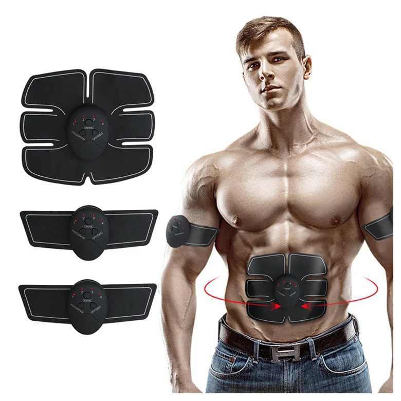 Portable compex stimulant 5 modes abs ems eletronic abdominal muscle stimulator