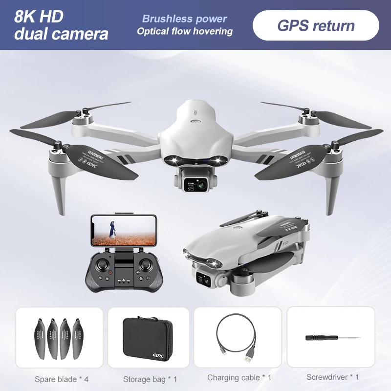 4DRC Factory Wholesale 4D-F10 Professional Rc Drone Toys 8K HD Camera 5G WiFi Fpv Drones RC Helicopter RC Foldable Quadcopter