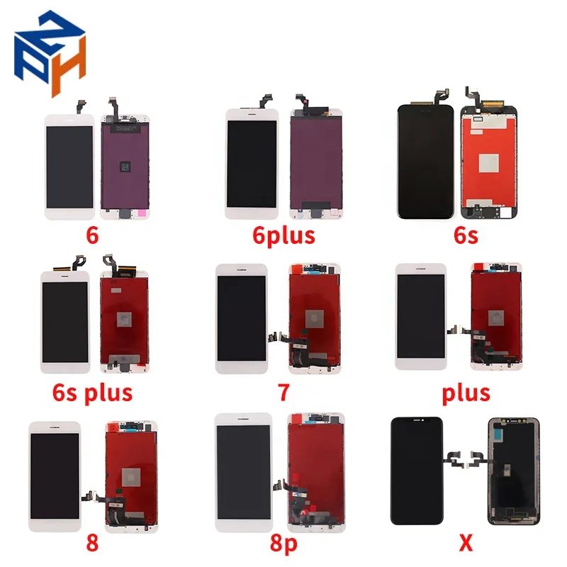 Mobile Display 5 5s 6 6s 7 8 Plus LCD Pantalla Touch Screen Digitizer For iPhone X XR XS 11 12 13 14 Pro Max 12 13 Mini SE 2020