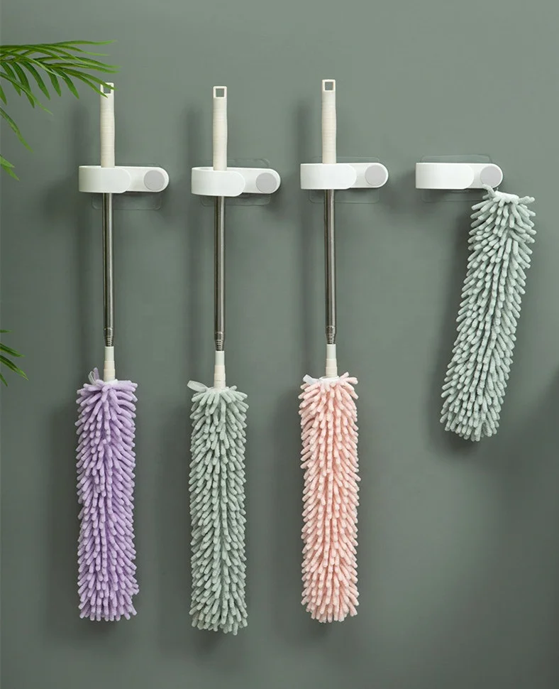 Adjustable Stretch Extend Microfiber Duster Household Dusting Brush Car Office Cleaning Kitchen Tools
