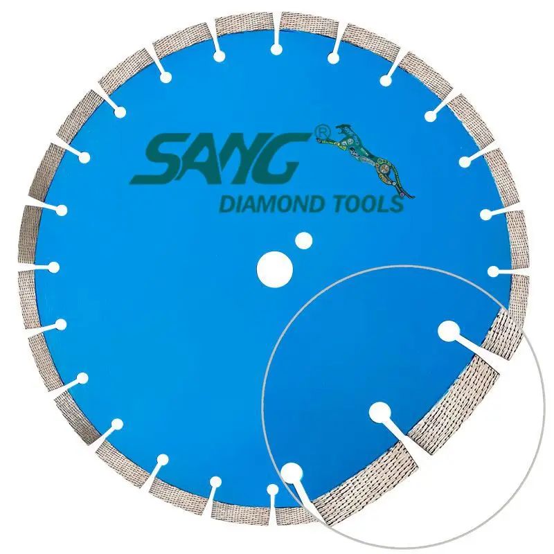 ZENESIS 350mm 14inch Laser Welded Arrey Pattern Technology Arix Segment Concrete Cutting Disc Diamond Saw Blade