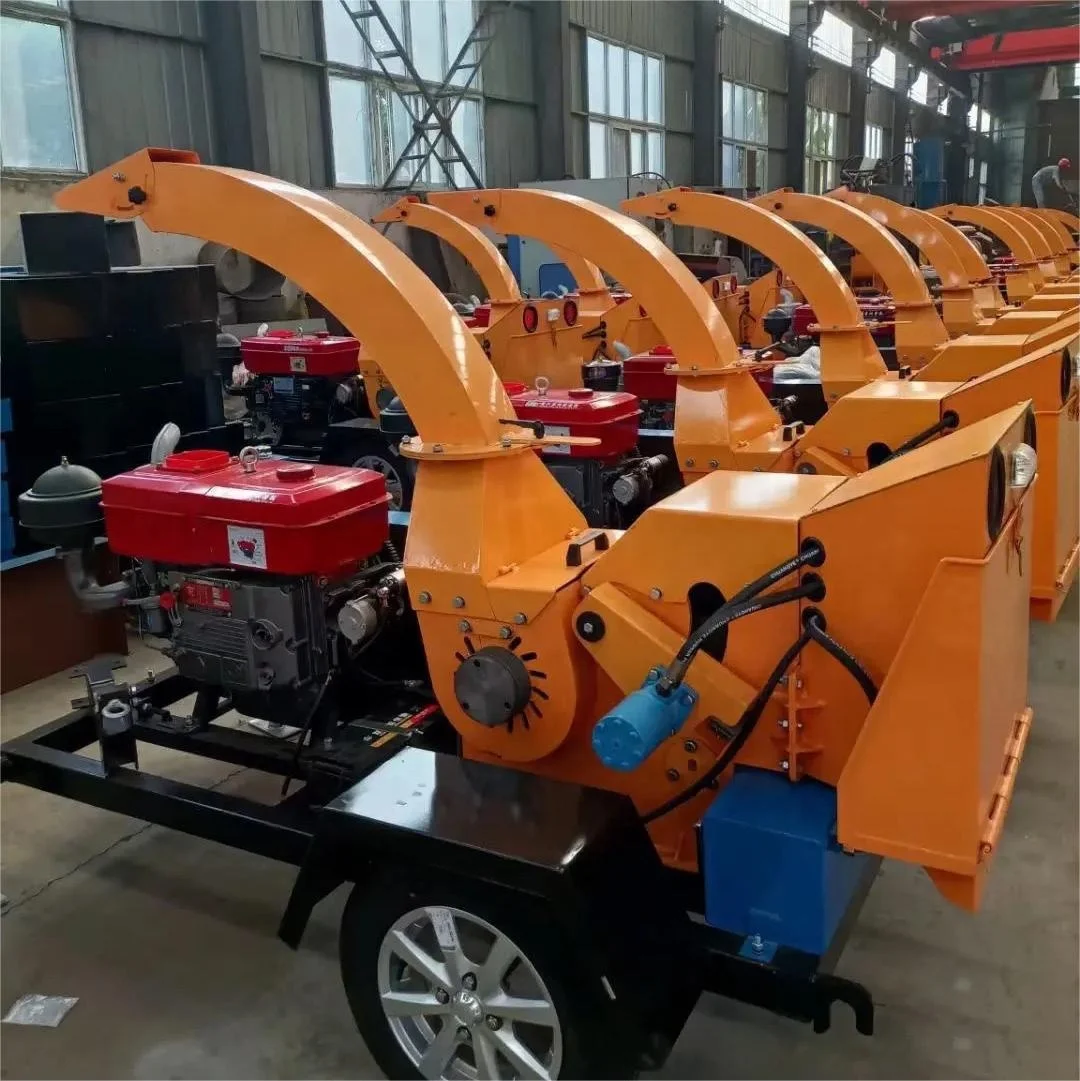 Forest Garden Tree Wood Chipper Shredder Multifunction Grass Chopper Wood Chipper Wood Chipper Shredder Machine