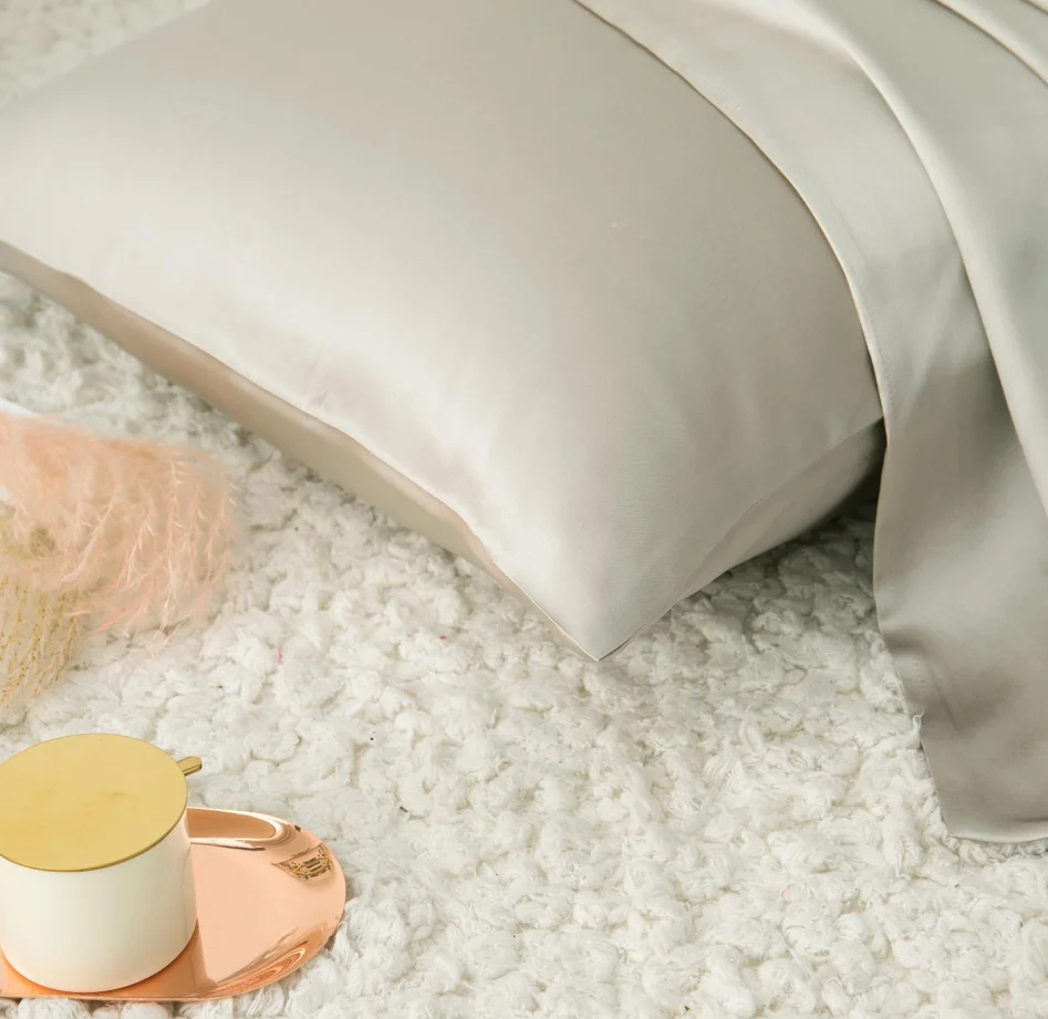 100% Mulberry Silk Pillowcase for Hair and Skin,with Hidden Zipper,Both Side 19 Momme Silk