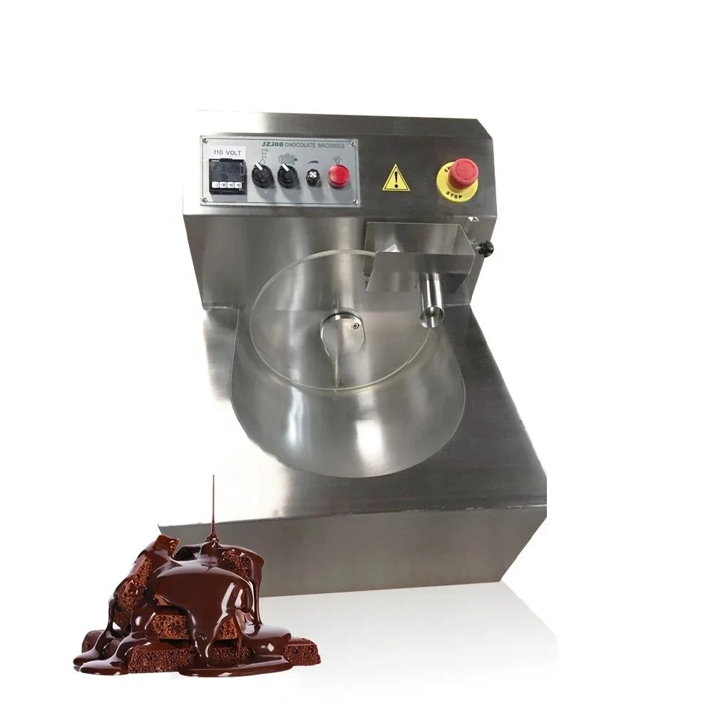 Diy Shop Used Wheel Type Single Pot Chocolate Tempering Machine Mini Electric Hot Chocolate Melting Furnace