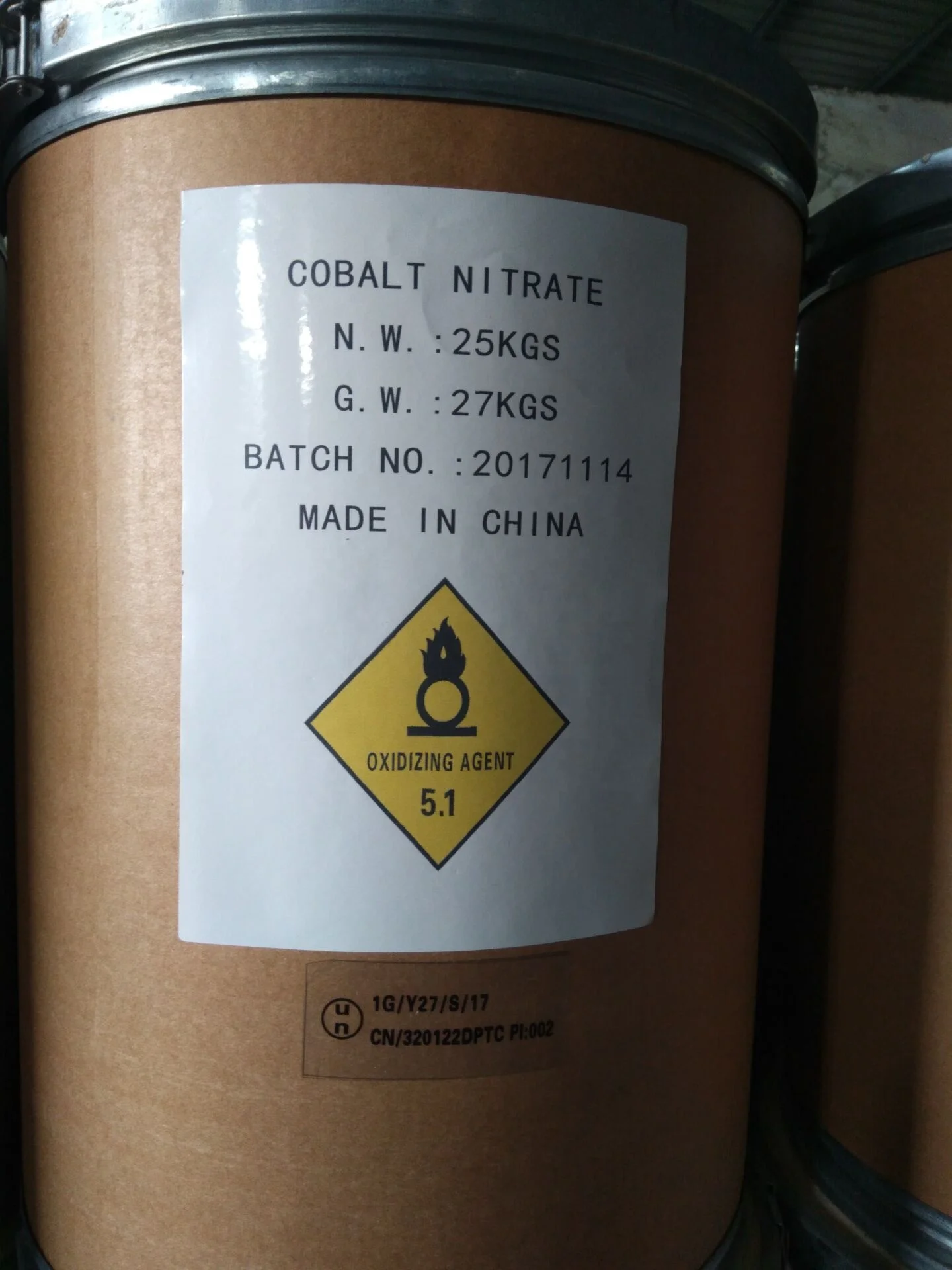 Catalyst grade Cobalt Nitrate, hexahydrate, Co(NO3)2.6H2O, CAS#10026-22-9, Cobaltous nitrate factory supply