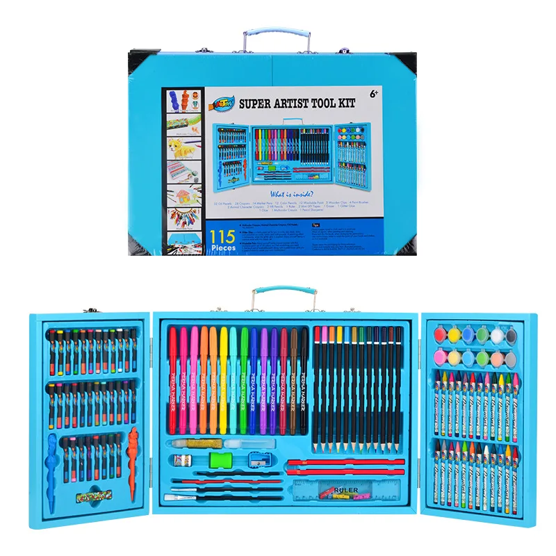 Art Kit 115 Pack Drawing Kits Art Supplies for Kids Girls Boys Teens Artist 5 6 7 8 9 11 12 Beginners Art Set Case