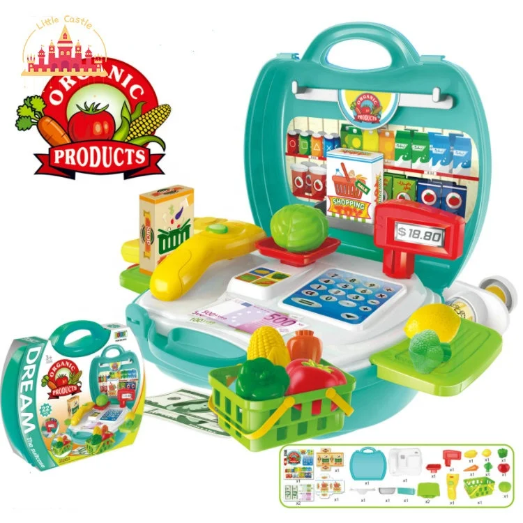 Mini Cooking Toys Kids Plastic Kitchen Set Toy with Accessories for Preschool SL10D018