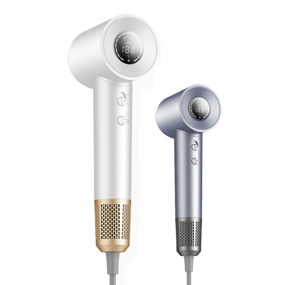 OEM ODM Factory Wholesale Professional salon Ionic hairdryer High speed Brushless Blow Hair Dryer with Magnetic suction nozzle