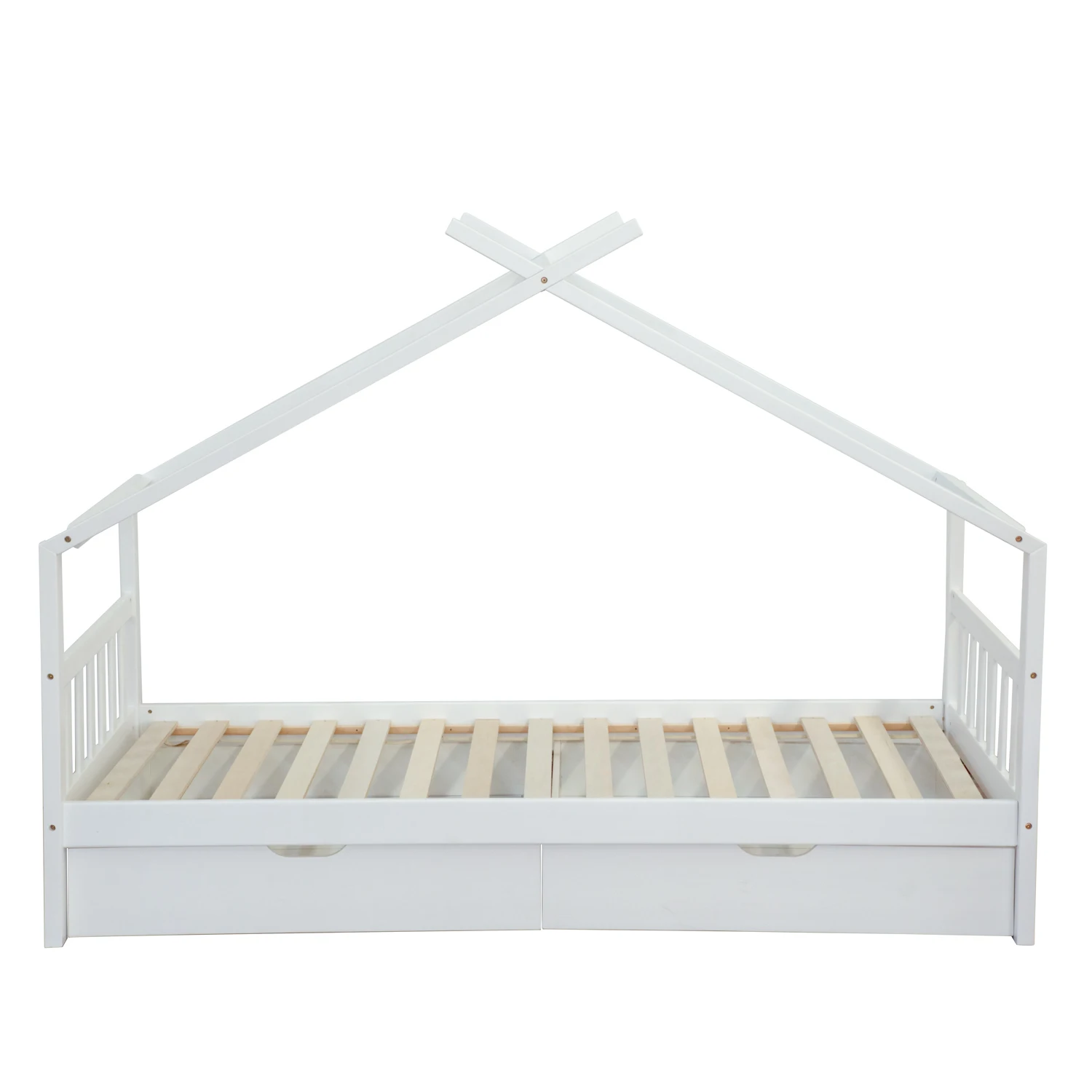
No.1334 Kids Children Bed Kids Bed Solid Pine Wood Toddler Bed 