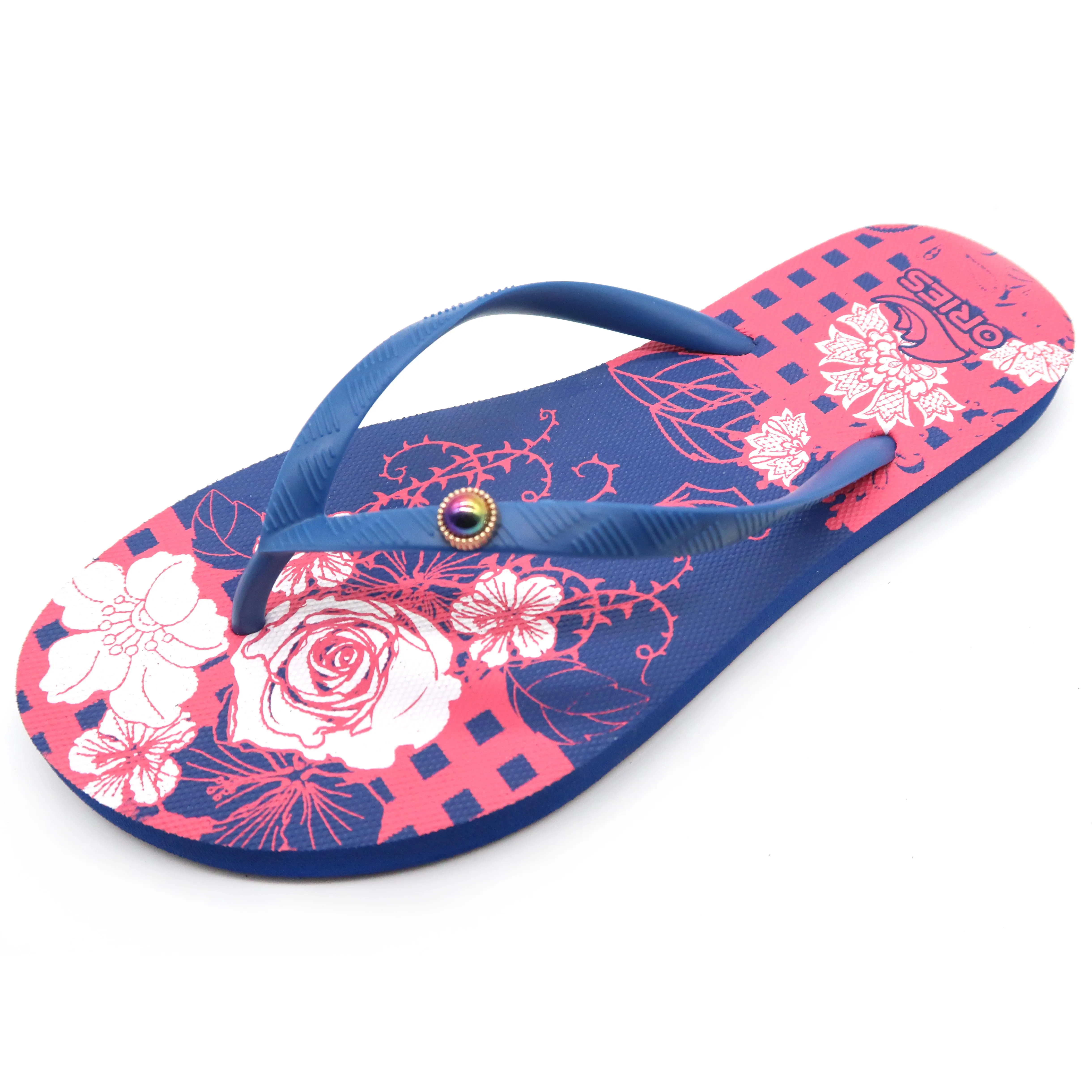 Wholesale Cheap Rubber Women Flip Flops Summer Beach Slipper Sublimation Flip Flop blanks Custom LOGO