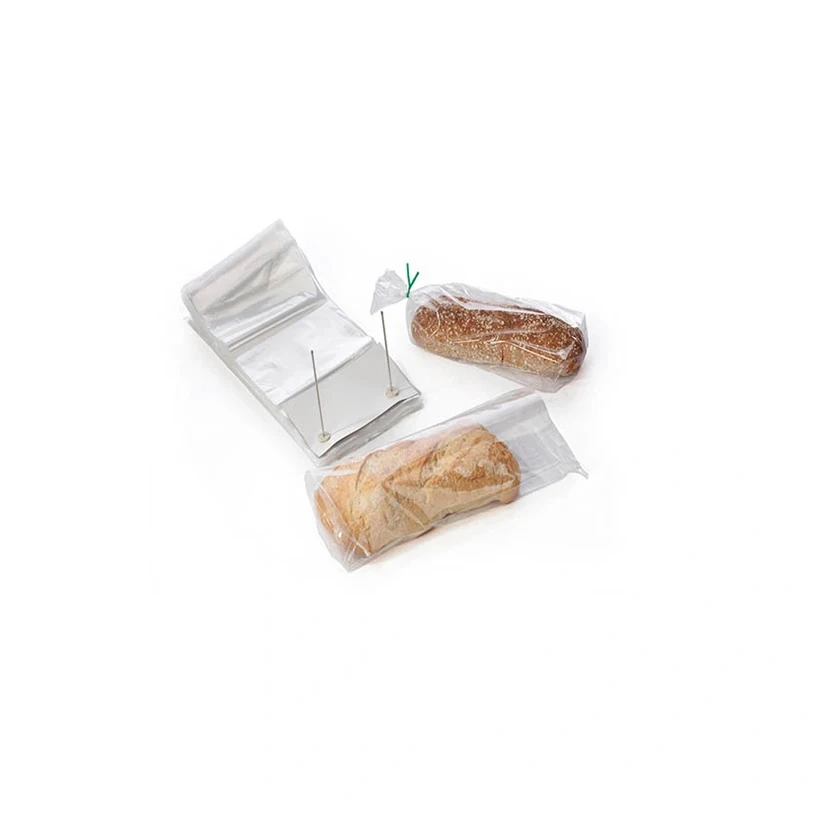 Biodegradable Custom Bags Hot Dog Cake Cookie Transparent Heat Shrink Wrap Film Wicket Bread Bag With Food Packing Printing