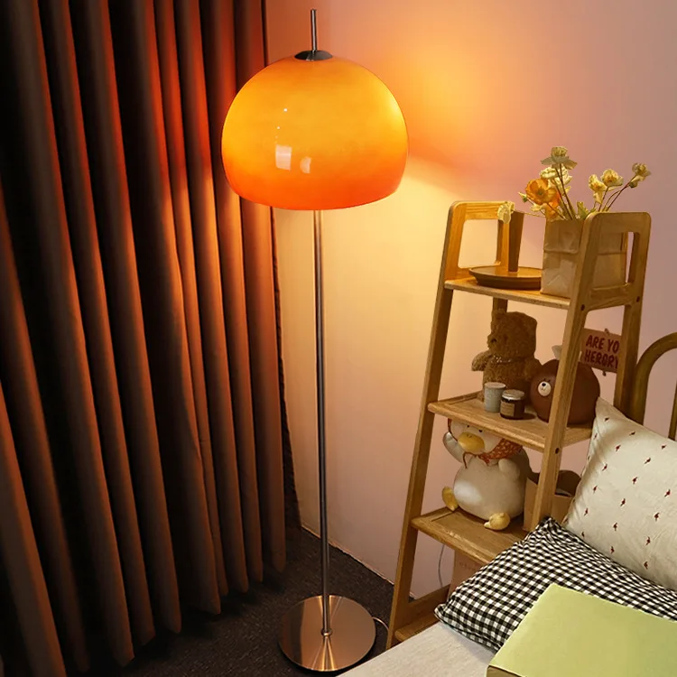 Nordic simple retro modern living room sofa floor lamp design light luxury bedroom table lamps