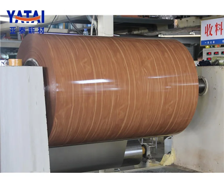 Wood pattern aluminum sheet