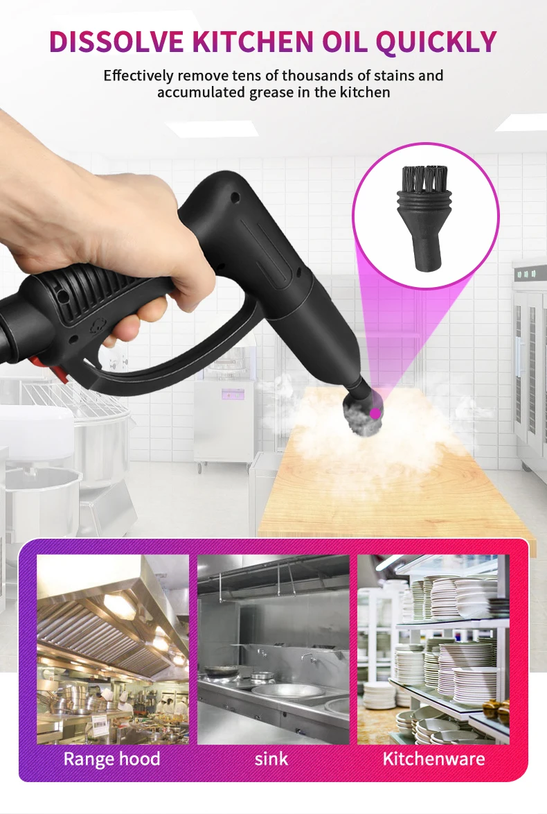 CVCS20 20L Industrial Upright Steam Wet Vacuum Foam Shampoo Steam Carpet Cleaner Machine for Home and Commercial Use