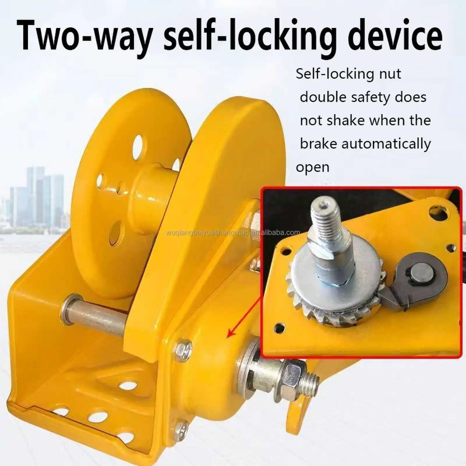 Factory direct sales 1200lbs, 1600lbs, 1800lbs trailer manual winch