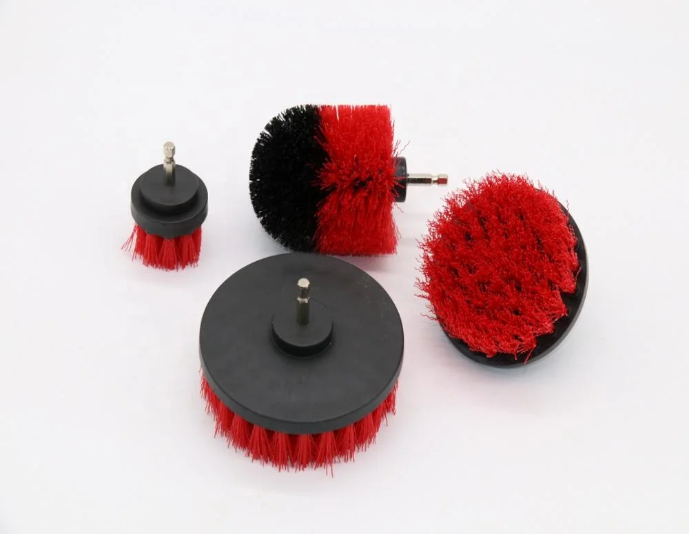 3PCS Drill Brush Scrub Attachment Kit Power Scrubber Cleaning brush for Wooden Floor Laundry Room Cleaning