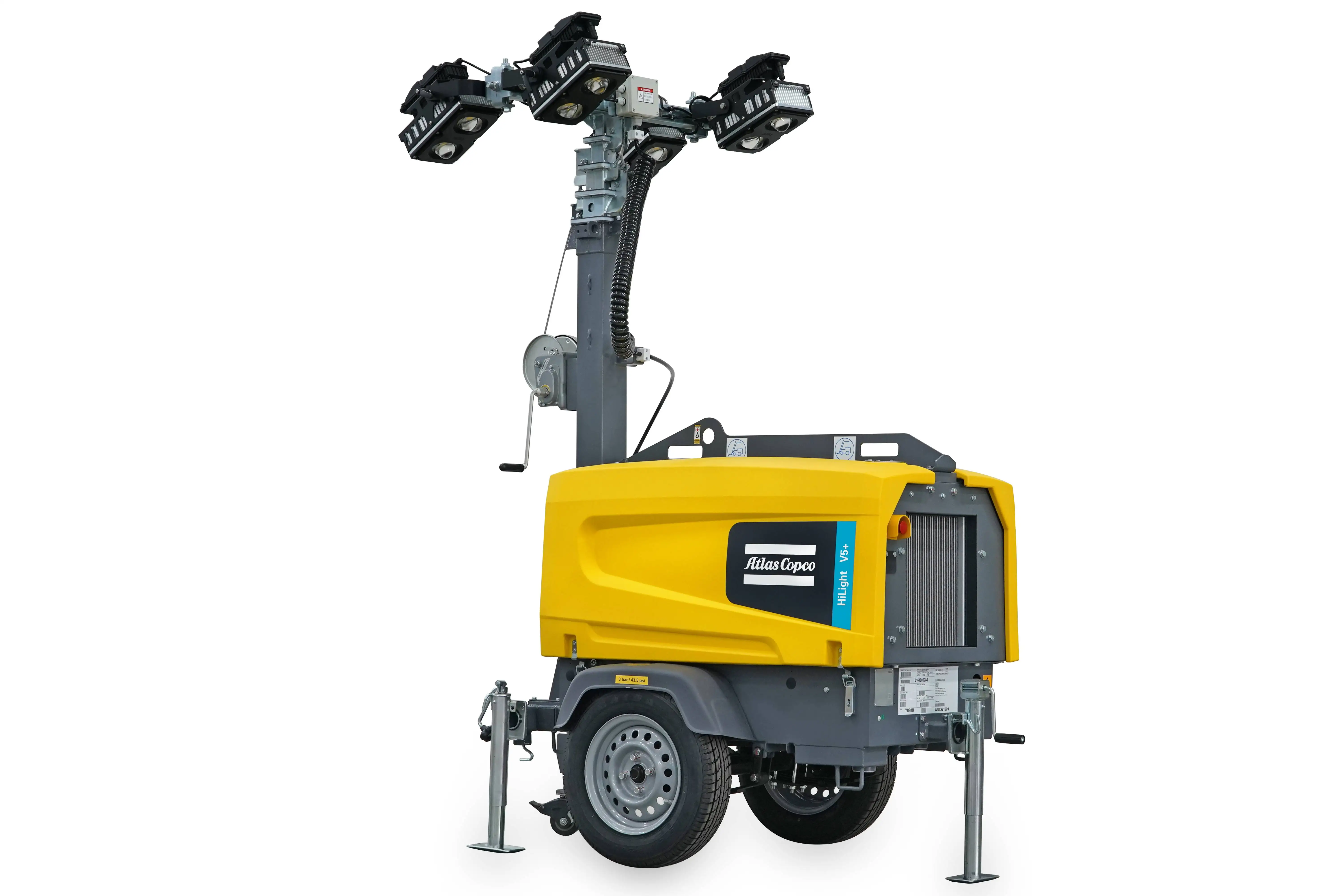 Atlas Copco HiLight B5 + B6 умная Мобильная светодиодная подсветка дизельная световая башня с питанием от переменного тока