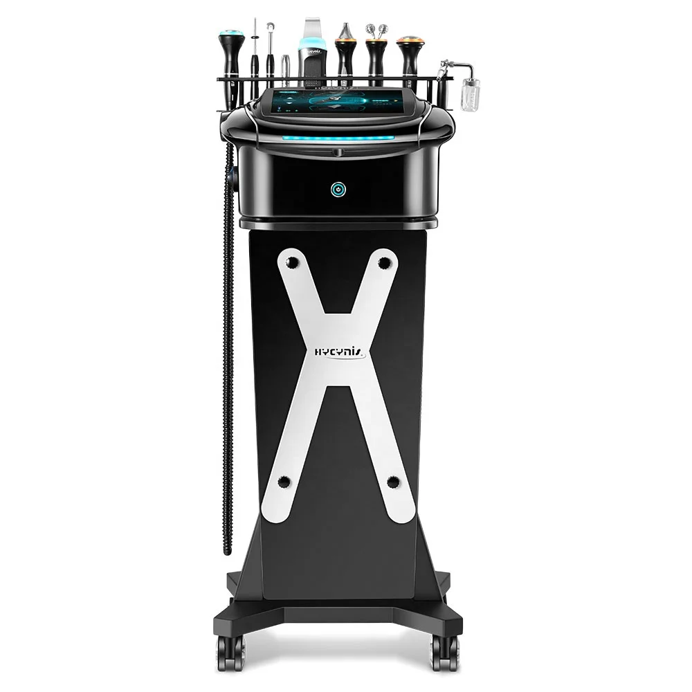 High Technology Beauty Salon Machine 9 in 1 Multifunctional Facial Aqua Skin Care Machine